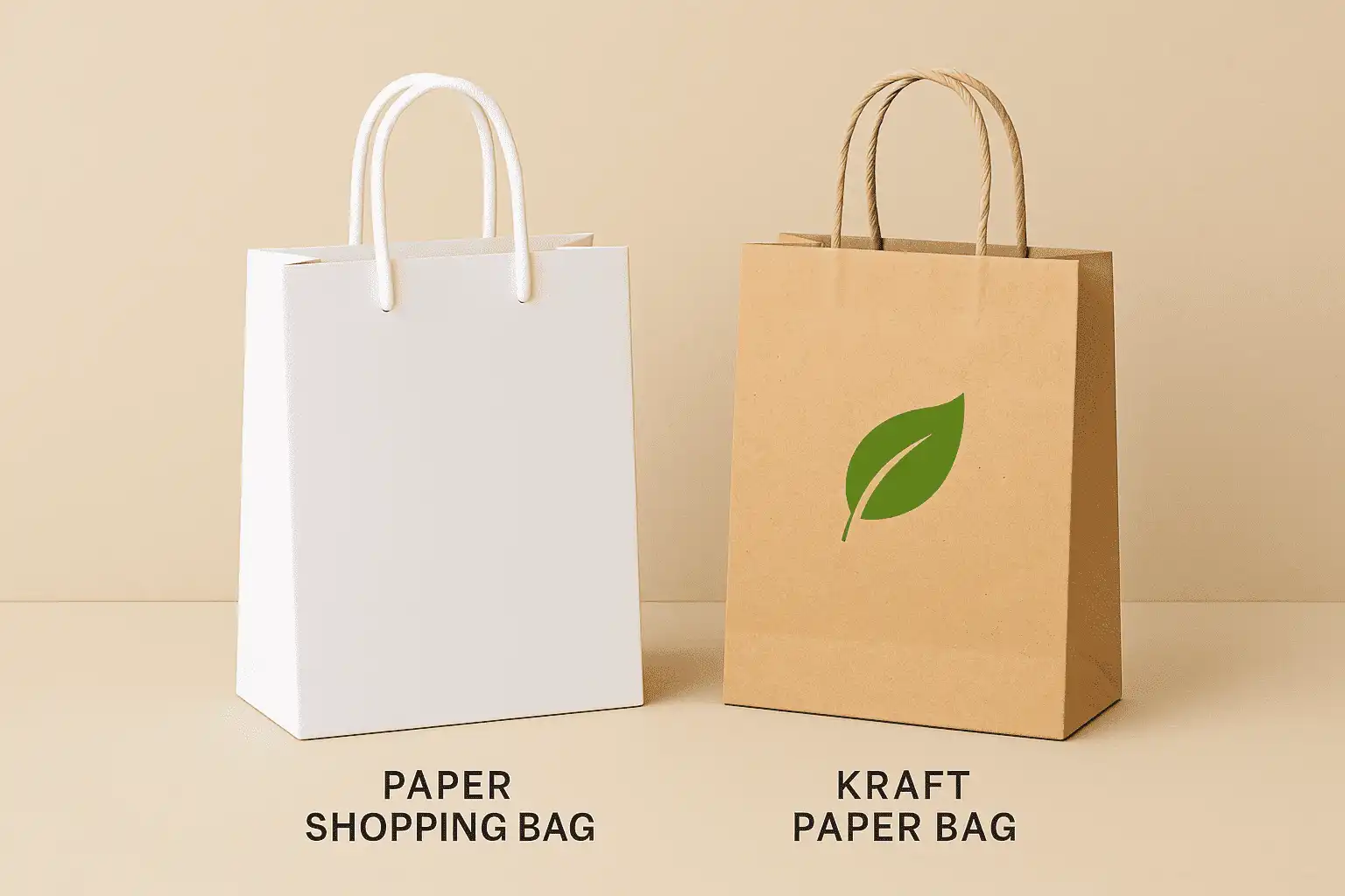 Paper Shopping Bag vs Kraft Paper Bag: Which Fits Your Brand Best